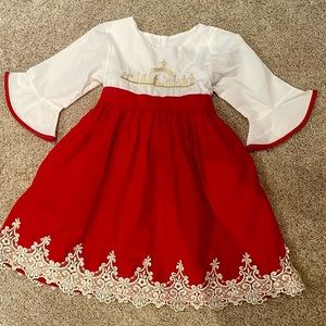 Smocked A Lot Nativity Christmas Dress